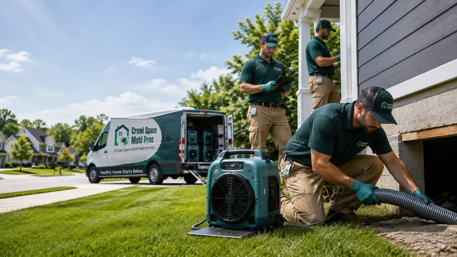 Crawl Space Mold Removal in Montague, CA